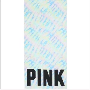 NWT VS Pink Tye-dye Towel/Bag Bundle